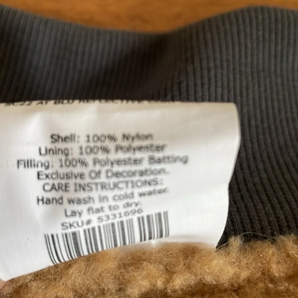 Arcadia Trail NWT Nylon Sherpa Lined Jacket Size XXL